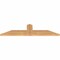 Ekena Millwork Portland Smooth Timber Gable Bracket, Western Red Cedar, 36"W x 9"H x 1 1/2"D x 3 1/2"F, 6/12 Pitch GBW036X09X0204POR00SWR - alternate 2